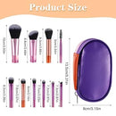 Kit de Mini Pinceis Dupe Real Techniques (acompanha estojo)