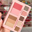 Paleta Maquiagem Completa Bronzer, Blush e Sombra All in One Ruby Rose Linha Rosa